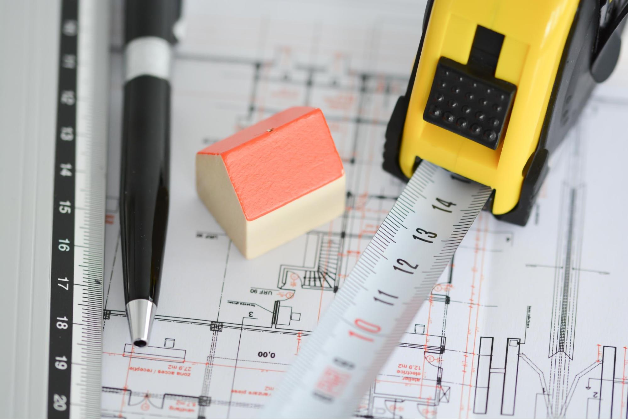 photo d'un plan pour construire une maison sans permis de construire