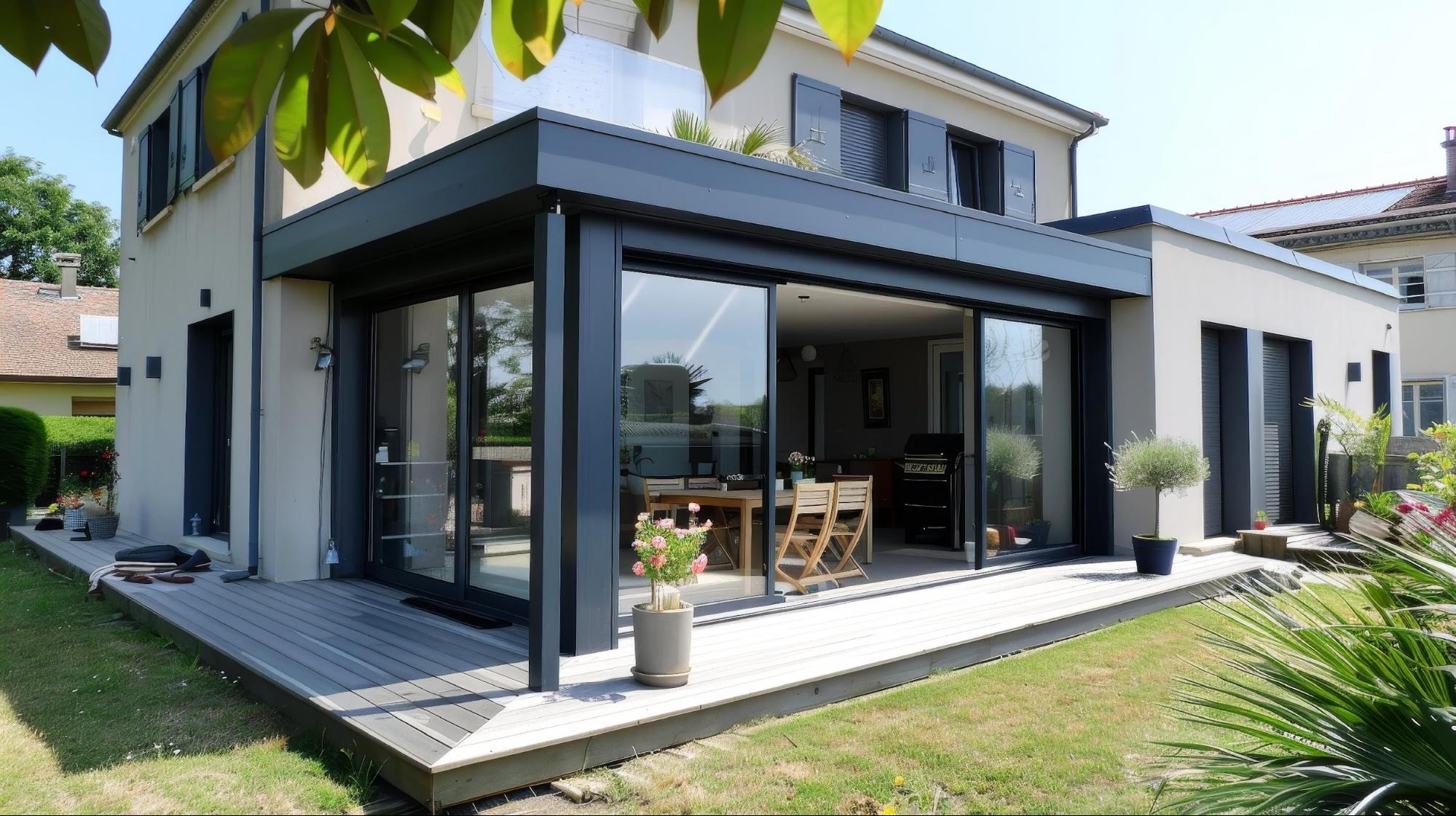veranda contemporaine